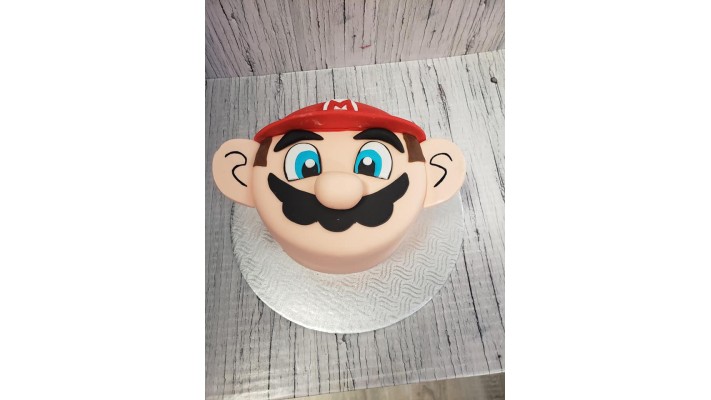 Gâteau fondant Mario Bross Gâteau fondant Mario Bross